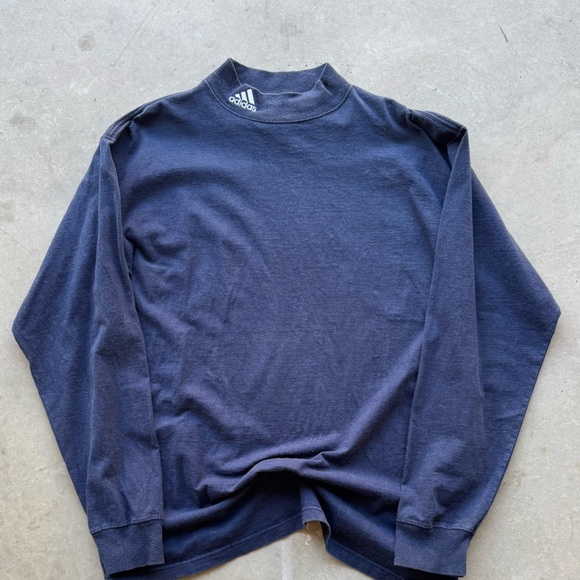 adidas Other - Y2K Adidas Mock Neck Crewneck